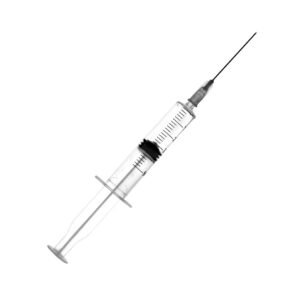 Filler Gezicht 1 ml - op deze afbeelding wordt een naald afgebeeld waar men fillers mee zet.