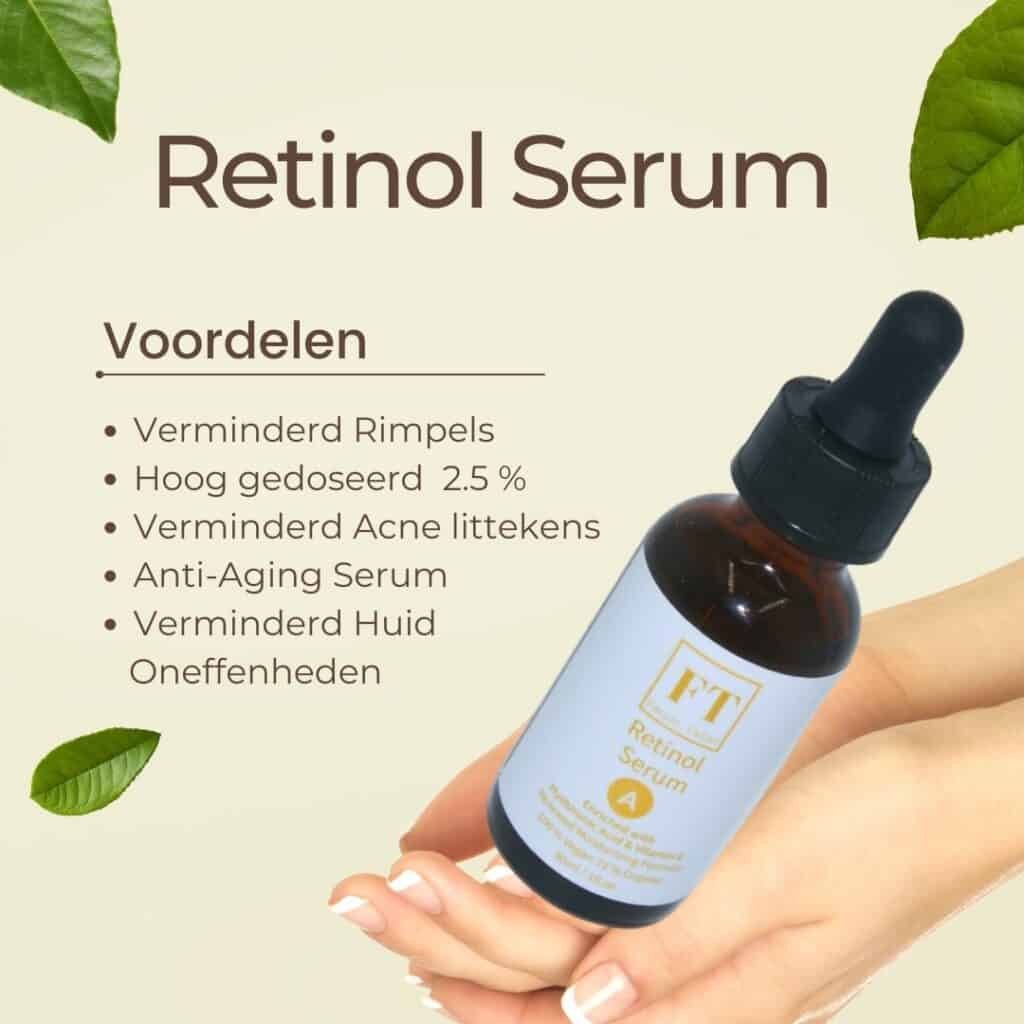 Dit is een flesje retinol serum 30 ml, retinol, huidverzorging, vitamine A serum, wat is een retinol serum? wat doet het voor de huid?, retinol serum tegen rimpels, vitamine a zuur, hoe retinol serum te gebruiken, retinol serum voor gezicht, anti-aging, nachtserum, gezichtsserum 