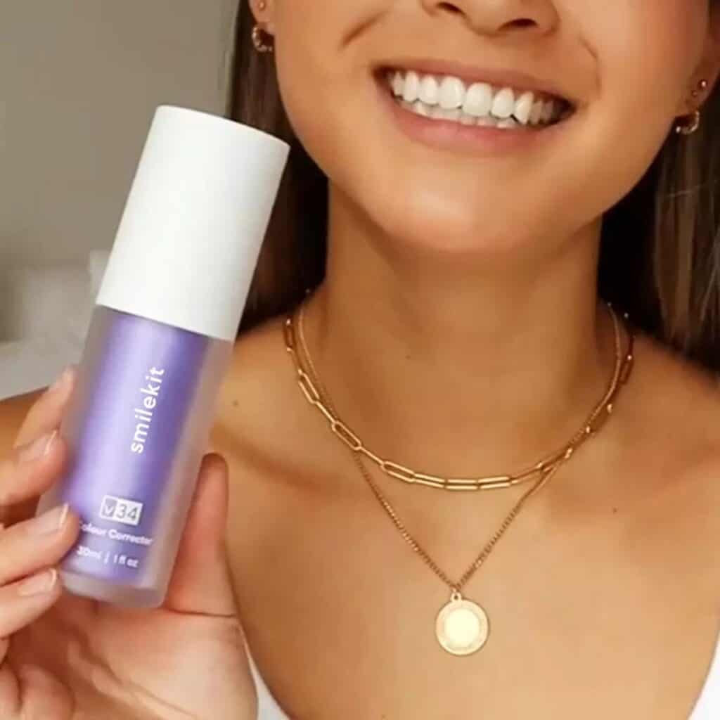 witte tanden Foam tanden bleken