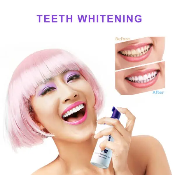 V34 kleur corrector Schuim - witte tanden - tanden bleken - v34 colour corrector foam for white teeth 45ml