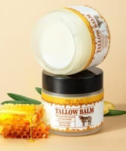 tallow balm met wilde honing 60 gram, 2 potjes balm